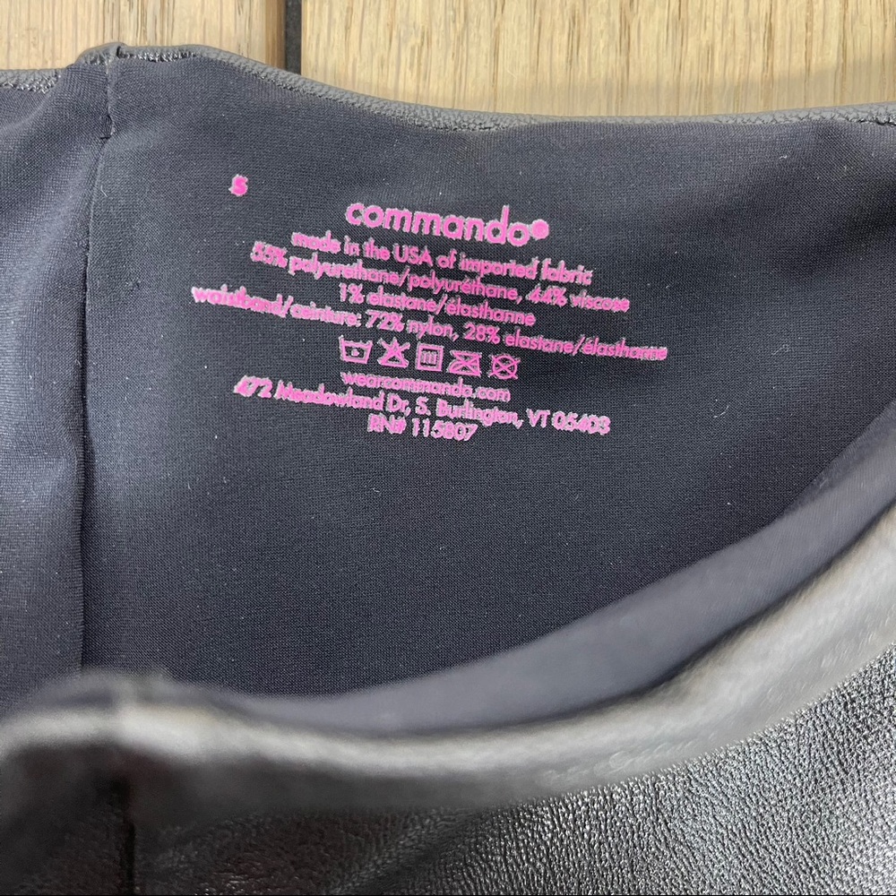 Commando Perfect Control Black Leather Leggings - image 6